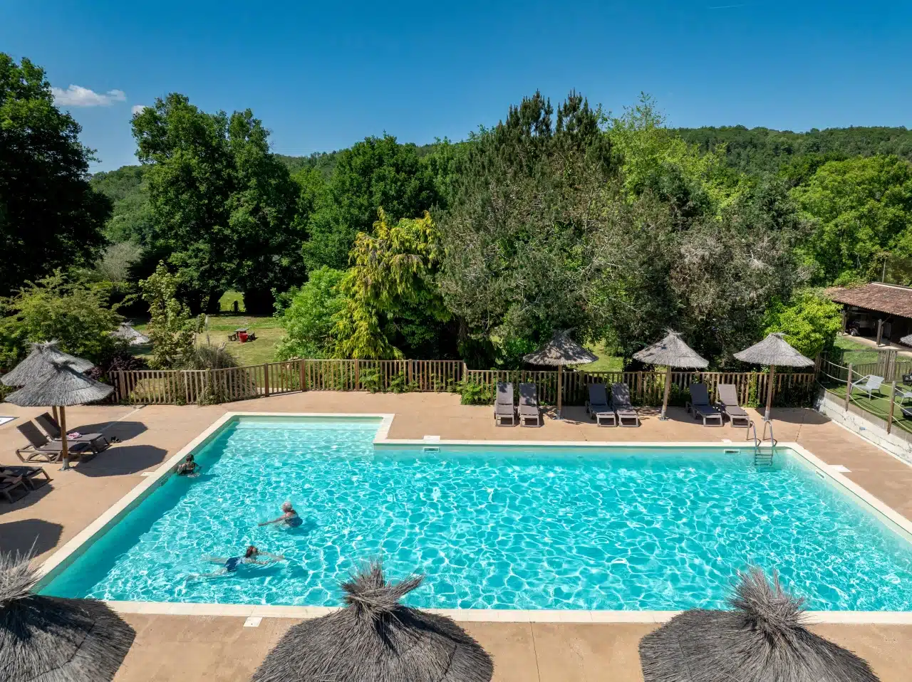 Water park 5 041 Camping Charente Gorges du Chambon Ciela Village Drone